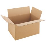 Carton Caisse américaine kraft brun simple cannelure L 41 x l 31 x H 24 cm