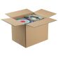 Carton Caisse américaine kraft brun double cannelure L 50 x l 40 x H 40 cm