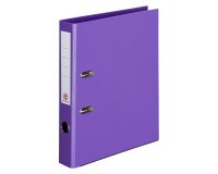 Classeur à levier cartonné Bruneau A4 - Dos 5 cm violet