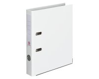 Classeur à levier cartonné Bruneau A4 - Dos 5 cm blanc