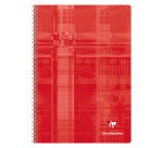 Cahier spirales Clairefontaine Metric - A4 21 x 29,7 cm - grands carreaux - 100 pages