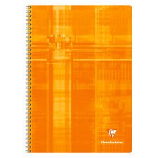 Notebook Clairefontaine spiral binding 100 pages 21 x 29,7 cm 5 x 5 assorted colors