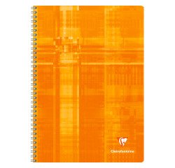 Notebook Clairefontaine spiral binding 100 pages 21 x 29,7 cm 5 x 5 assorted colors