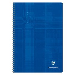 Cahier spirale Clairefontaine Metric A4 21 x 29,7 cm grands carreaux 100 pages