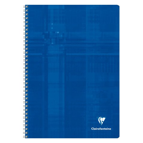 Cahier spirale Clairefontaine Metric A4 21 x 29,7 cm grands carreaux 100 pages