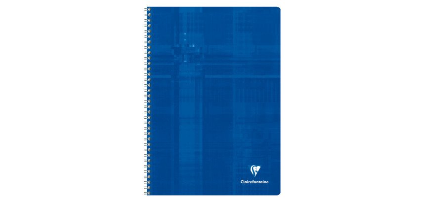 Cahier spirales Clairefontaine Metric - A4 21 x 29,7 cm - grands carreaux - 100 pages