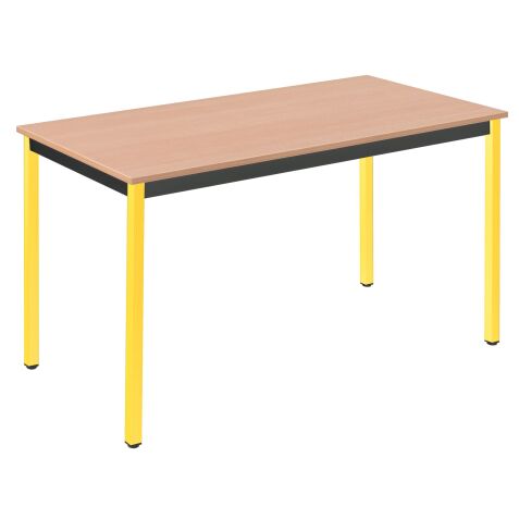 Table multi-usages plateau hêtre L 120 x P 60 cm - Classique