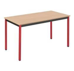 Vergadertafel meervormig klassiek rechthoekig L 120 x D 60