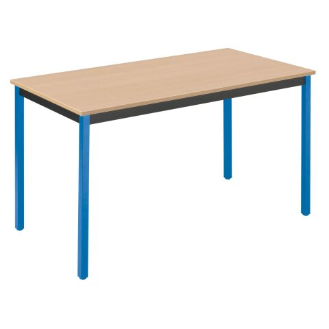 Mesa rectangular Haya 120 x 60 cm multiforma Budget patas azules