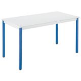Table multi-usages plateau gris clair L 120 x P 60 cm - Classique