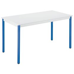 Table multi-usages plateau gris clair L 120 x P 60 cm - Classique