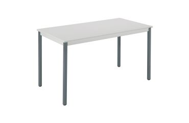 Mesa rectangular Gris claro 120 x 60 cm multiforma Budget