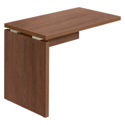 Retour suspendu L 100 x P 60 cm piétement plein bois - Milano