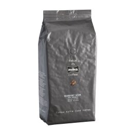 Café en grains Miko Diamant Noir 100 % Arabica - paquet de 1 kg
