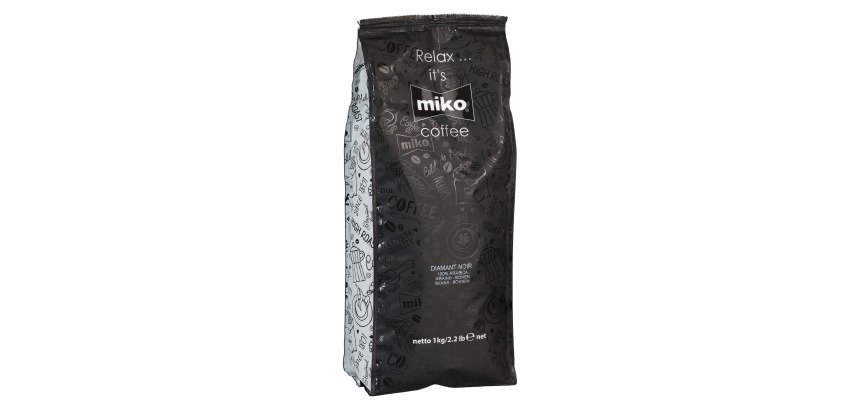 Café Miko Diamant Noir grain - paquet de 1 kg