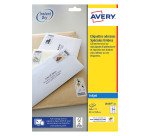 Etiquette timbre 63,5 x 33,9 mm jet d'encre Avery J8159-10 blanche - Boîte de 240