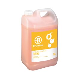 Bottle of 5 L Bruneau washing cream perfume apricot