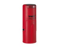 Tampon encreur personnalisé automatique rond PRINTY 4612 spécial carte de fidélité capot rouge