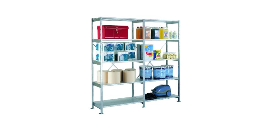 Elément départ rayonnage acier galvanisé profondeur 40 cm