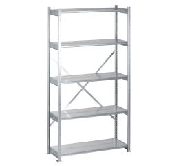 Industriële rekken in gegalvaniseerd staal