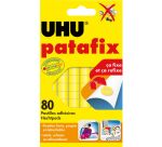 Patafix Original UHU adhésif jaune repositionnable - étui de 80