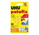 Pâte adhésive Uhu Patafix Original jaune repositionnable - Etui de 80 pastilles