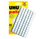 Patafix Original UHU adhésif blanc repositionnable - étui de 80