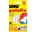 Patafix Original UHU adhésif blanc repositionnable - étui de 80