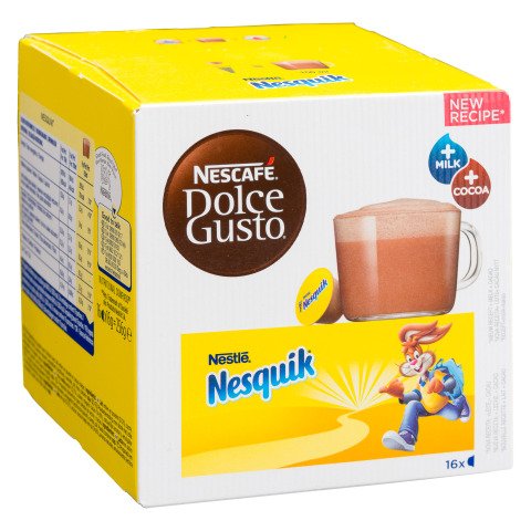 Cápsulas de chocolate Nescafé Dolce Gusto Nesquik - Caja de 16