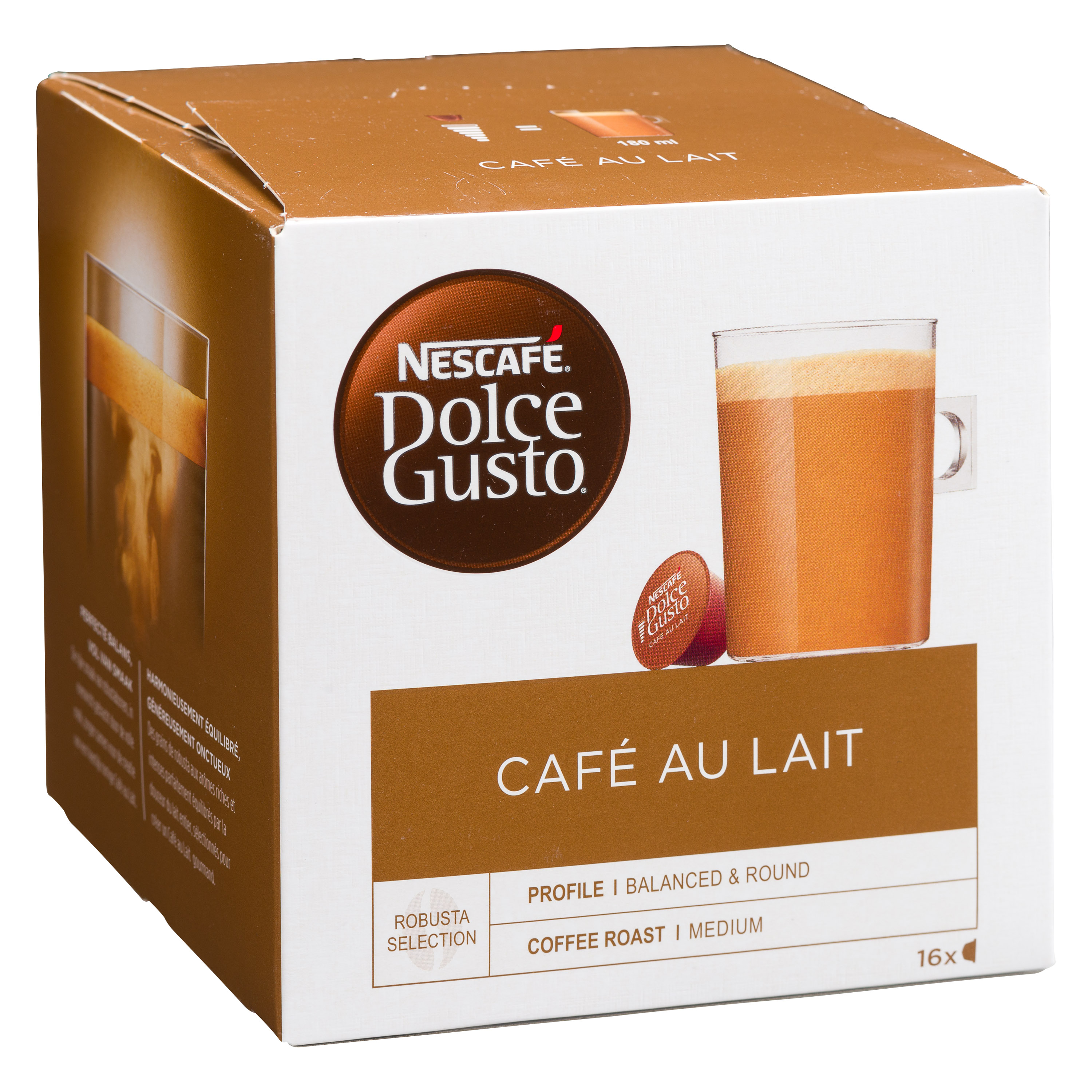Lot de 3 boites de capsules de café Dolce Gusto - 3 x 16 capsules