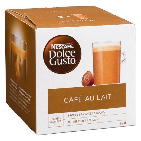 Cápsulas de café Nescafé Dolce Gusto Café con leche - Caja de 16