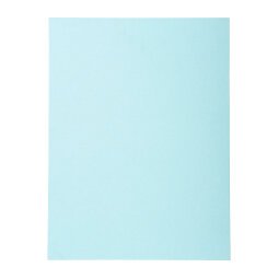Chemise recyclée 170 g Exacompta 24 x 32 cm bleu clair - Paquet de 100