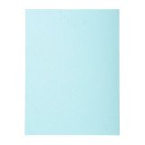 Chemise recyclée 170 g Exacompta 24 x 32 cm bleu clair - Paquet de 100