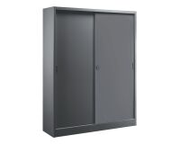 Armoire porte coulissante 200x160cm anthracite