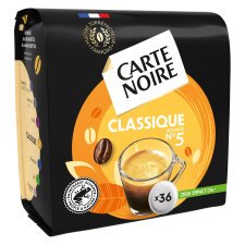 Dosettes de Café Carte Noire Classique N° 5 - Paquet de 36