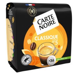 Pack 2 boxes with 36 coffee capsules Carte Noire classic + 1 for free
