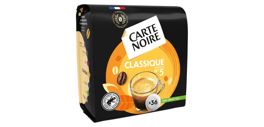 Pack 2 boxes with 36 coffee capsules Carte Noire classic + 1 for free
