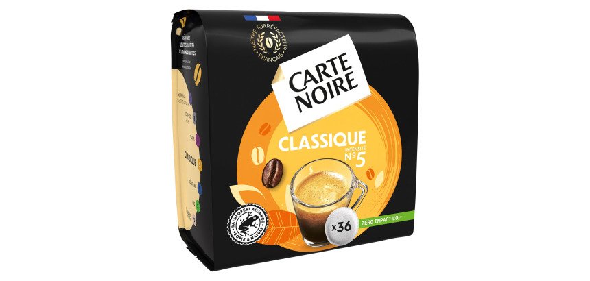 Dosettes de Café Carte Noire Classique N° 5 - Paquet de 36