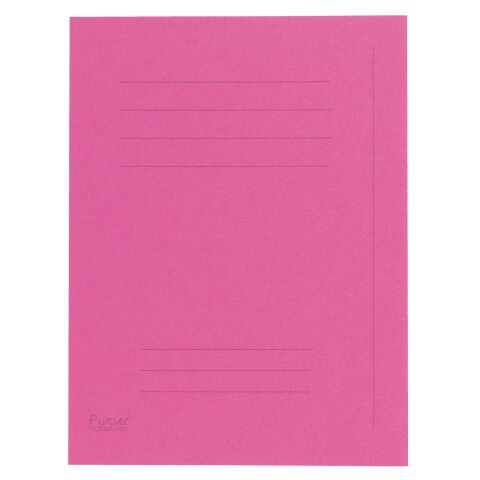 Paquete 50 SubCarpetas Exacompta impresas recicladas A4 250 g color Fucsia