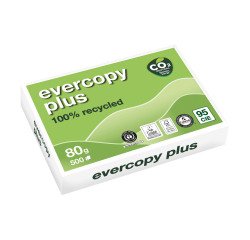 Papel blanco A4 80 g reciclado Clairefontaine Evercopy Plus - paquete de 500 hojas