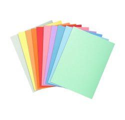 Subcarpetas clásicas Exacompta 160 g 24 x 32 cm Colores surtidos - Paquete de 100