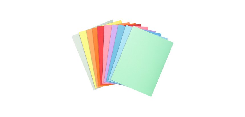 Chemise standard 160gr Exacompta 24 x 32 cm couleurs assorties - Paquet de 100