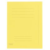 Bedrukte dossiermap 220 g Exacompta 24 x 32 cm geel - Pak van 50