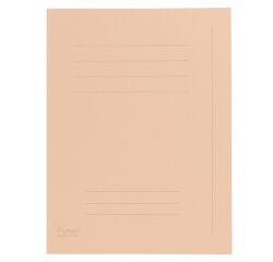 Paquete 50 SubCarpetas Exacompta impresas recicladas A4 250 g color Naranja