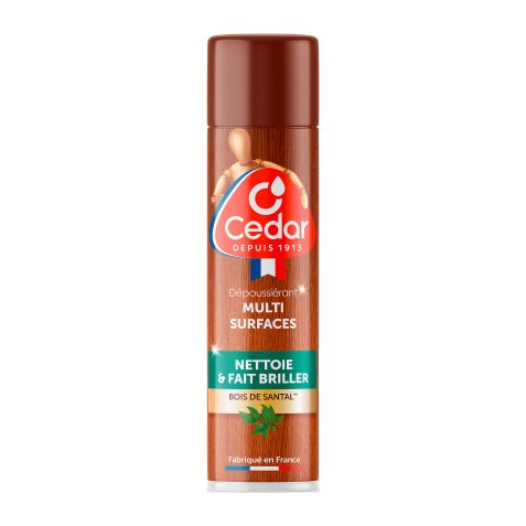 Dépoussiérant aérosol multi-surfaces O'Cédar bois de santal - 300 ml