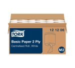 Bobine d'essuyage à dévidage central Tork M2 Wiper 320 blanche - carton de 6
