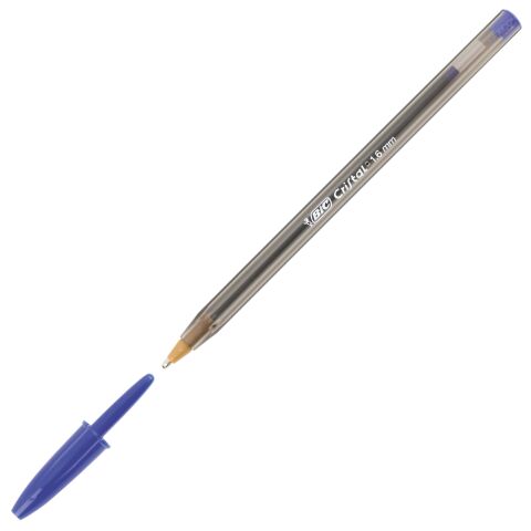 Bolígrafo Bic Cristal punta 1,6 mm Trazo 0,6 mm Azul