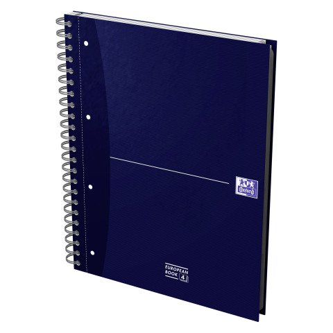 Cuaderno espiral Oxford Europeanbook A4+ 22,2 x 29,8 cm - 5 x 5 - 240 páginas