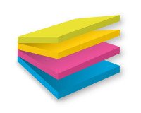 Bloc cube Easy Select Post-it® 76 x 76 mm - bloc de 300 feuilles