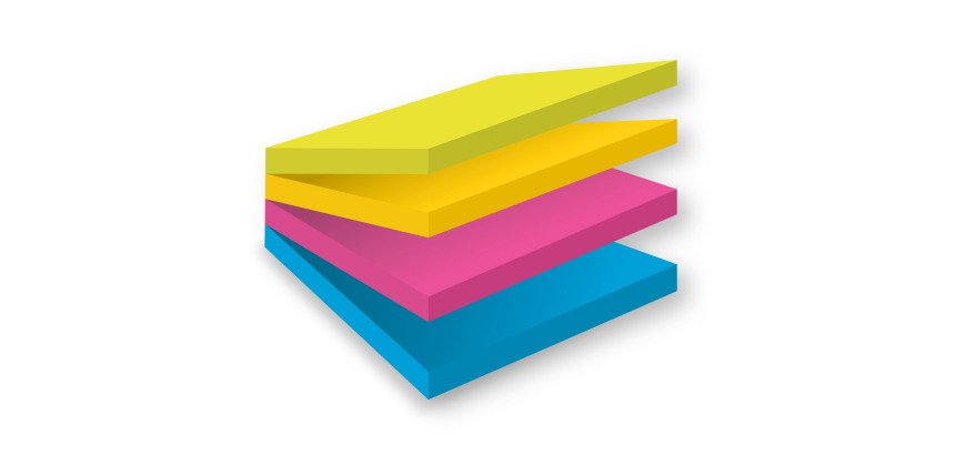 Bloc cube Easy Select Post-it® 76 x 76 mm - bloc de 300 feuilles